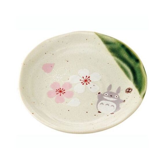 My Neighbor Totoro Mino Small Dish Totoro Sakura Small 13 cm
