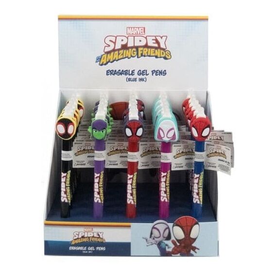 Spidey & Friends Erasable Gel Pen Friends Display (30)
