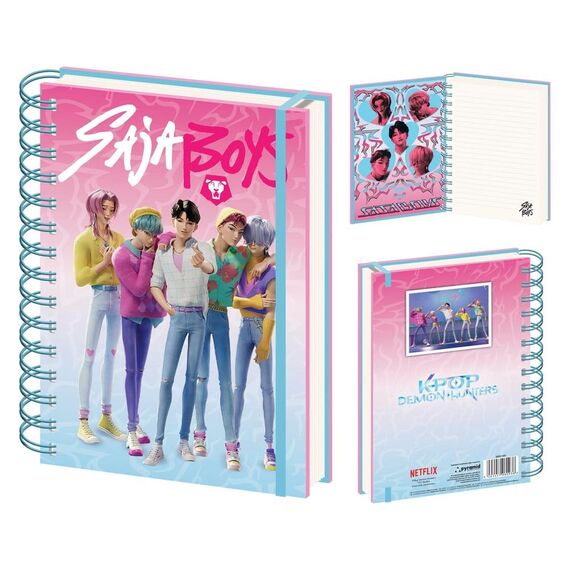 KPop Demon Hunters Wiro Notebook A5 Saja Boys
