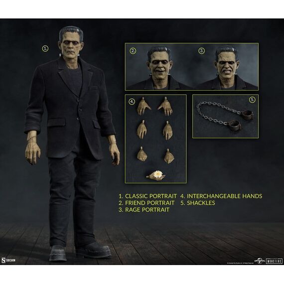 Universal Monsters Action Figure 1/6 Frankenstein (Deluxe Edition) 33 cm