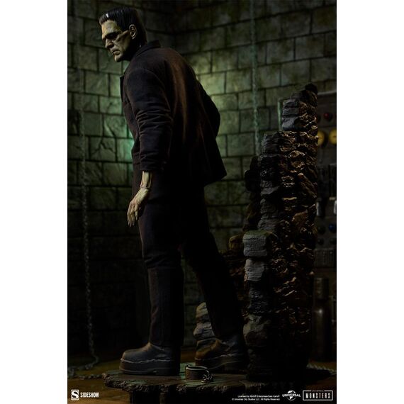 Frankenstein Premium Format Mixed Media Statue Frankenstein (Fabric Costume) 57 cm