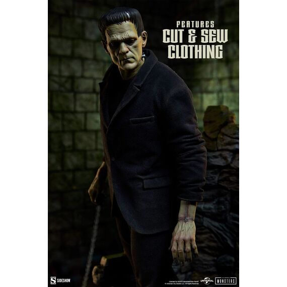 Frankenstein Premium Format Mixed Media Statue Frankenstein (Fabric Costume) 57 cm