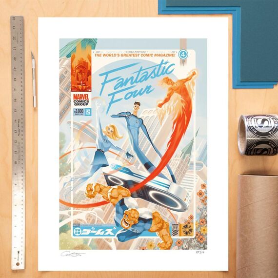 Marvel Fantastic Four #48 Art Print Marvel's First Family: The Fantastic Four! 61 x 41 cm - unframed