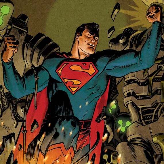 DC Comics Art Print Superman Space Age 61 x 41 cm - unframed