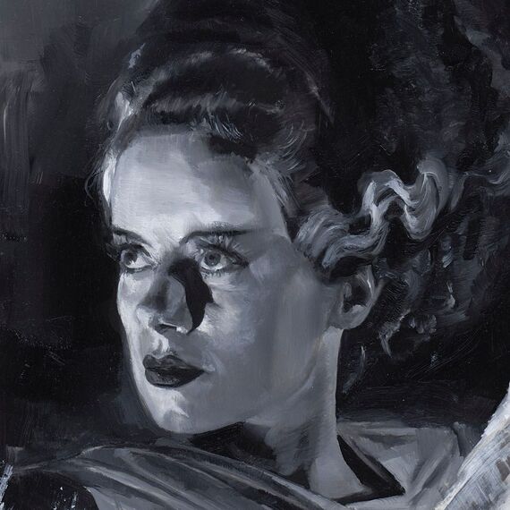 Bride of Frankenstein Art Print Bride of Frankenstein by Chris Valentine 41 x 31 cm - unframed