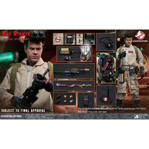 Ghostbusters (1984) Action Figure 1/6 Ray Stantz 30 cm