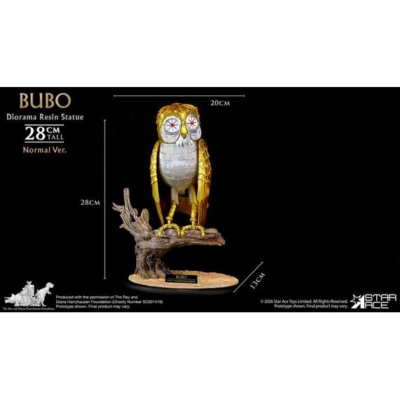 Ray Harryhausens Diorama Resin Statue Bubo Normal Ver. 28 cm