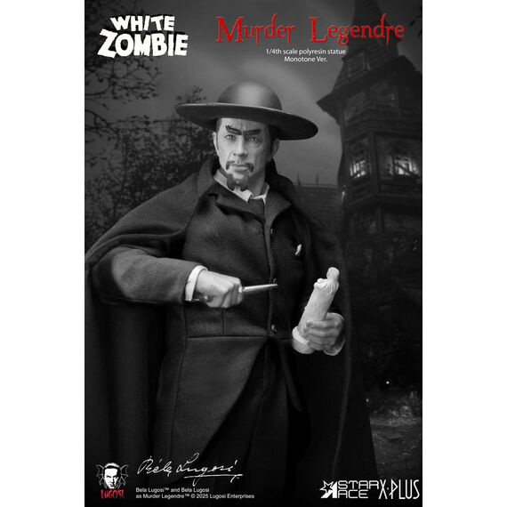 White Zombie Statue 1/4 Murder Legendre Monotone Ver. 52 cm
