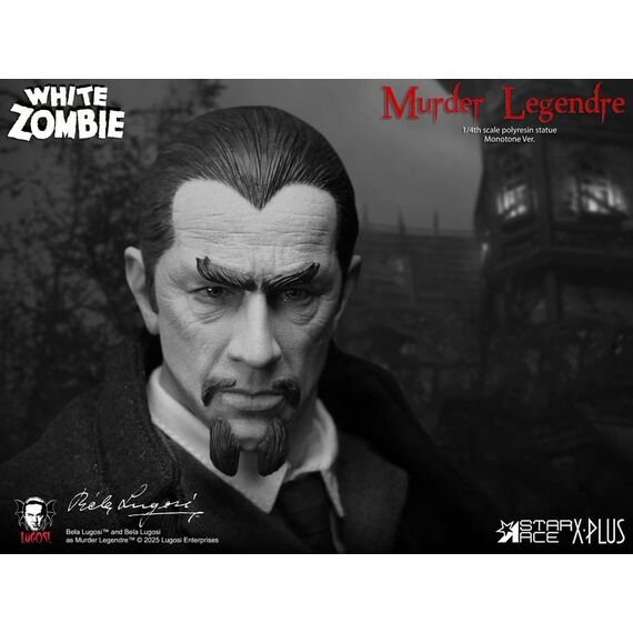 White Zombie Statue 1/4 Murder Legendre Monotone Ver. 52 cm