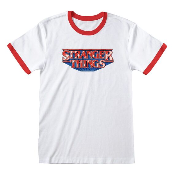 Stranger Things T-Shirt Retro Logo Size L
