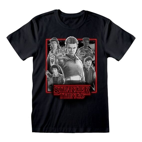 Stranger Things T-Shirt Group Artwork One Last Strange Adventure Colour Size M