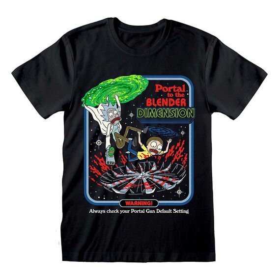 Steven Rhodes T-Shirt Rick and Morty Portal Collab Size S