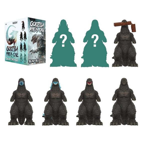 Godzilla Toho (Minus One) Action Figure Blind Box Wave 8 Display (12)