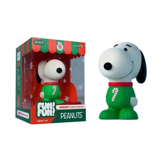 Vintage Peanuts Fun! Fun! Mini Figure Wave 03 Holiday Snoopy (Candy Cane PJs)