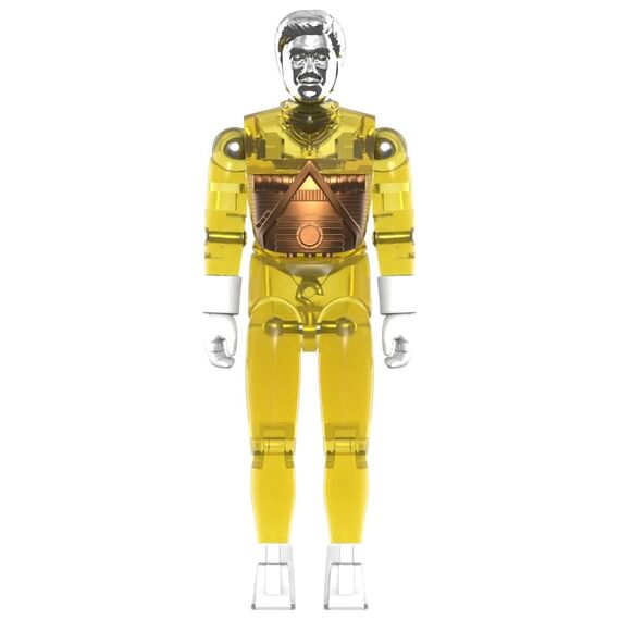 Micronauts ReAction+ Action Figure Wave 03 Time Traveler (Translucent Yellow) 10 cm