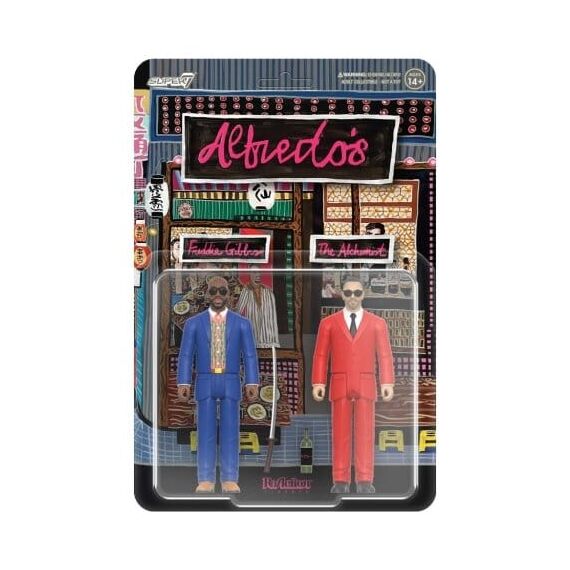 Alfredo ReAction Action Figures 2-Pack Wave 01 Freddie Gibbs and The Alchemist 10 cm