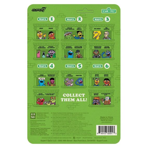 Sesame Street ReAction Action Figure Wave 06 Typewriter Guy 10 cm