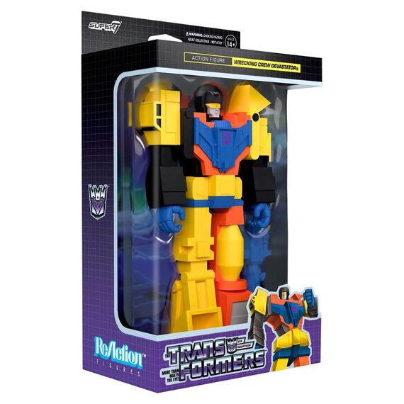 Transformers ReAction Action Figure Devastator 10 cm
