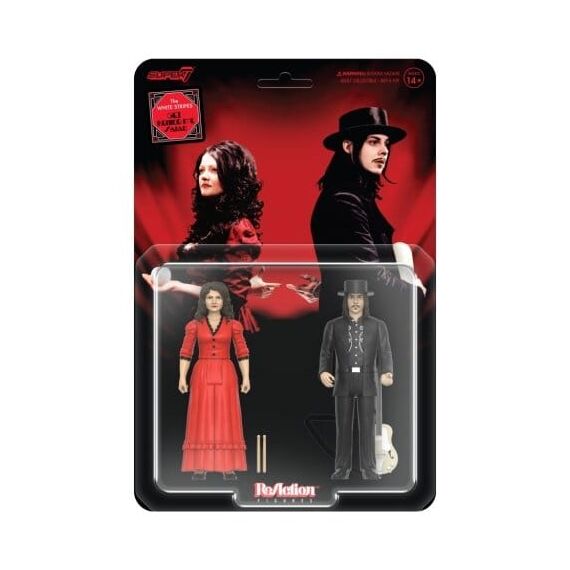 White Stripes ReAction Action Figures 2-Pack Wave 01 The White Stripes (Get Behind Me Satan) 10 cm