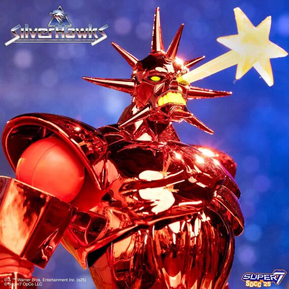 SilverHawks Ultimates Action Figure Mon*Star Metallic Vac Metal 18 cm