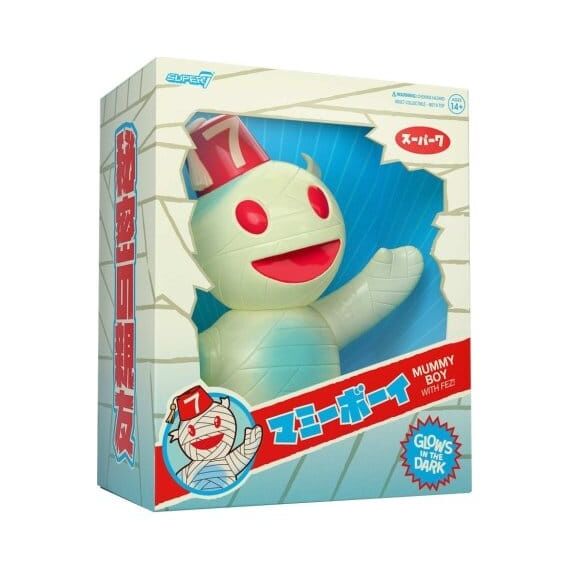 Super7 Vinyl Figure Mummy Boy (Glow w/ Fez)