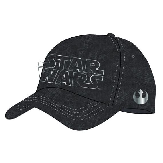 Star Wars Curved Bill Cap Silver Logo
