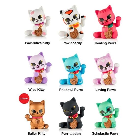 Lucky Cats Blind Box Figures Assortment 6 cm (8)