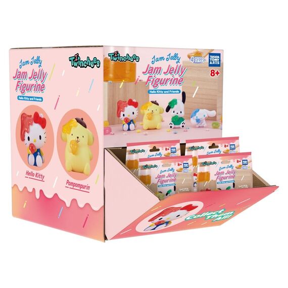 Sanrio Twinchees Mini Figures Hello Kitty & Friends Jam Jelly 5 cm Blind Pack Display (24)