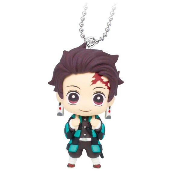 Demon Slayer: Kimetsu no Yaiba Swing Danglers Keychains 3 cm Mystery Capsule Display (12)