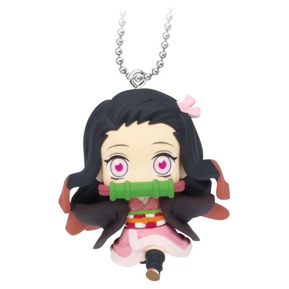 Demon Slayer: Kimetsu no Yaiba Swing Danglers Keychains 3 cm Mystery Capsule Display (12)