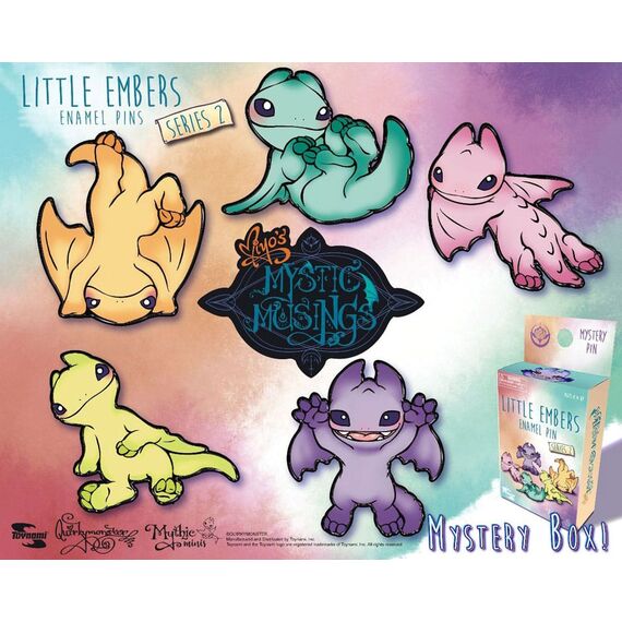 Miyo's Mystic Musings Enamel Pins Little Embers Series 2 5 cm Blind Box Display (10)