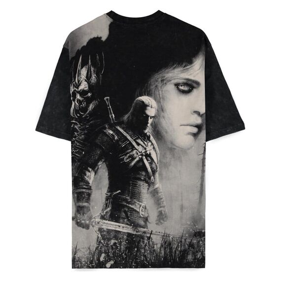 The Witcher T-Shirt Geralt and Yennefer S
