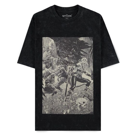 The Witcher T-Shirt Ciri and the Basilisk S