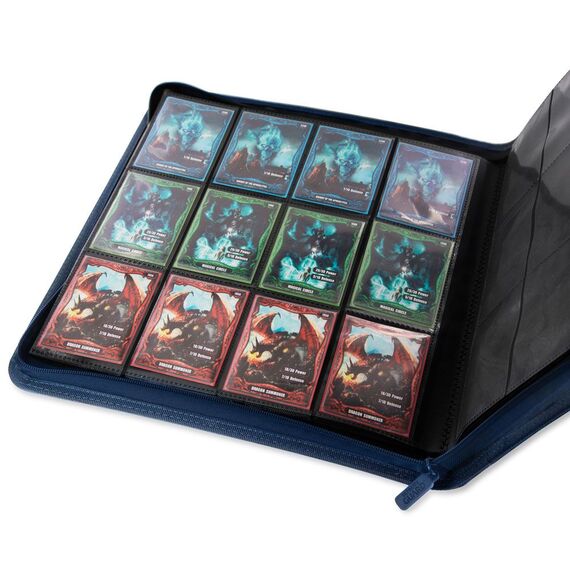 Ultimate Guard Zipfolio 480 - 24-Pocket XenoSkin (Quadrow) - Blue