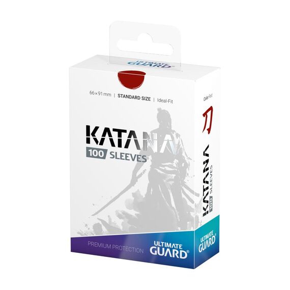 Ultimate Guard Katana Sleeves Standard Size Red (100)