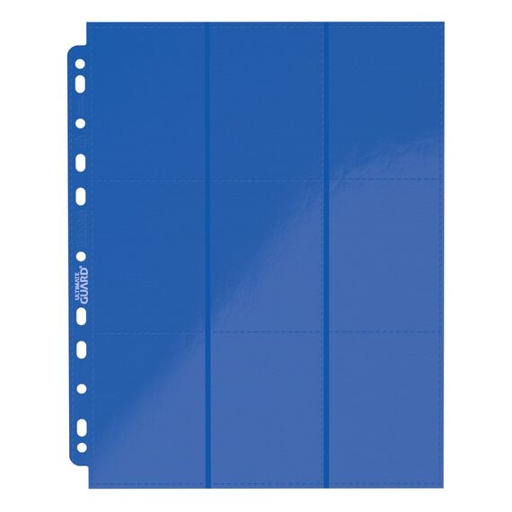 Ultimate Guard 18-Pocket Pages Side-Loading Blue (10)