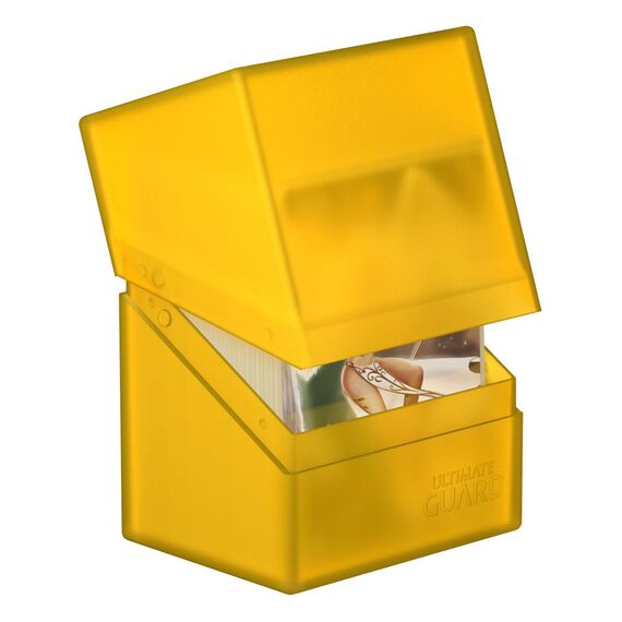 Ultimate Guard Boulder Deck Case 80+ Standard Size Amber