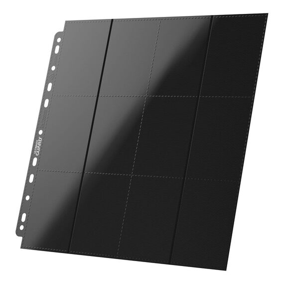 Ultimate Guard 24-Pocket QuadRow Pages Side-Loading Black (10)