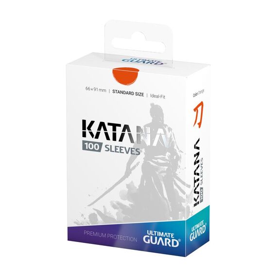 Ultimate Guard Katana Sleeves Standard Size Orange (100)