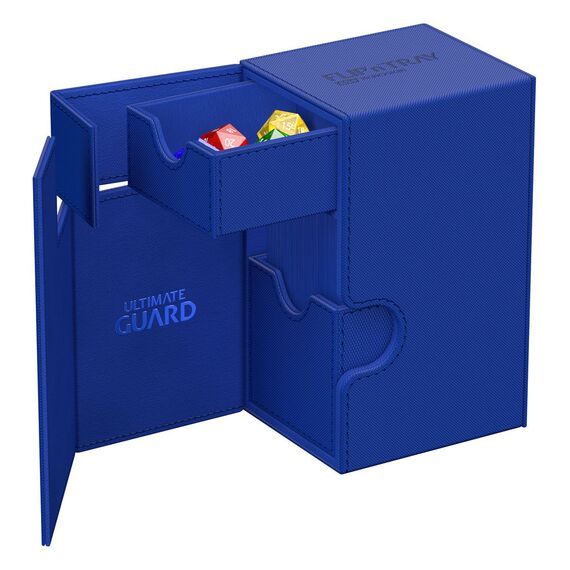 Ultimate Guard Flip`n`Tray 80+ XenoSkin Monocolor Blue