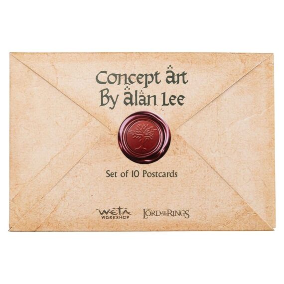 Lord of the Rings Postcards Set Concept Art by Alan Lee: The Lord of the Rings 15 x 12 cm