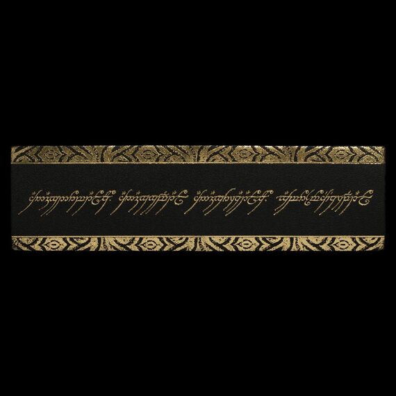 Lord of the Rings Leather Bookmark The One Ring Inscription