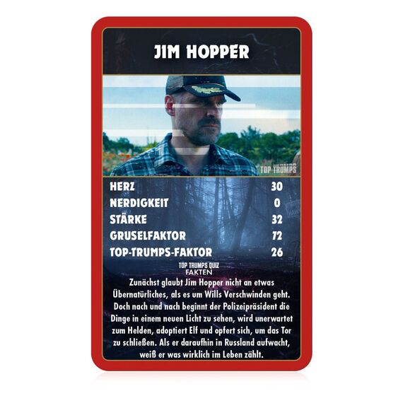 Stranger Things Card Game Top Trumps Collectables *German Version*