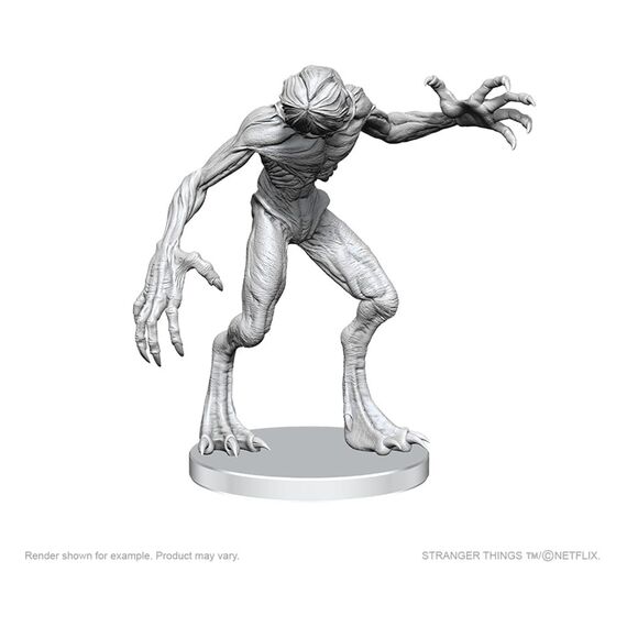 Stranger Things Unpainted Miniatures Demogorgons