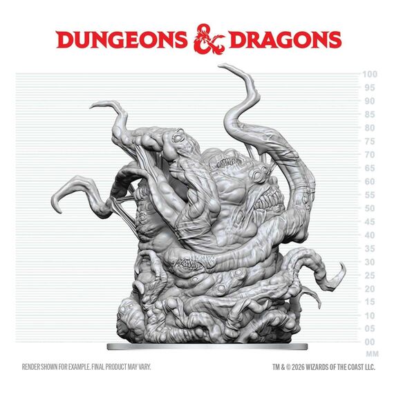 Dungeons & Dragons Nolzur's Marvelous Miniatures Unpainted Miniature Shoggoth 20 cm