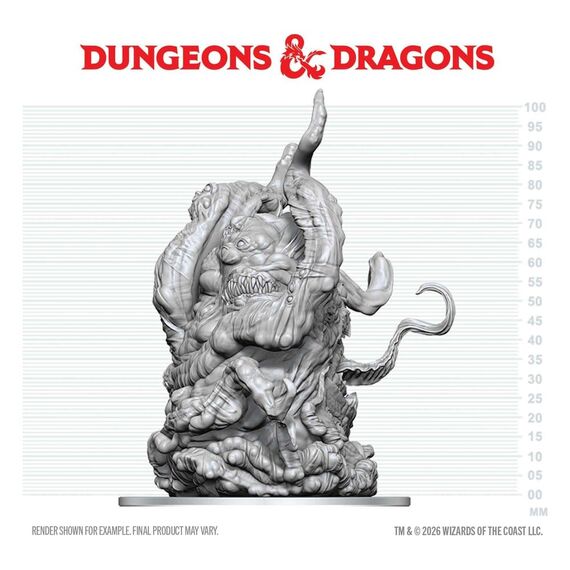 Dungeons & Dragons Nolzur's Marvelous Miniatures Unpainted Miniature Shoggoth 20 cm