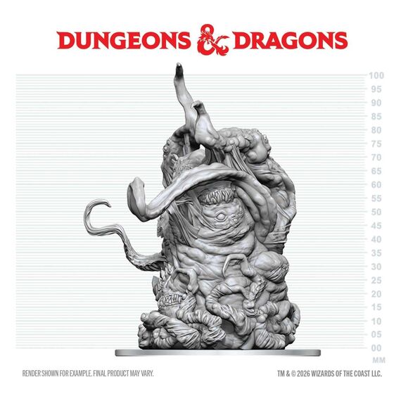 Dungeons & Dragons Nolzur's Marvelous Miniatures Unpainted Miniature Shoggoth 20 cm