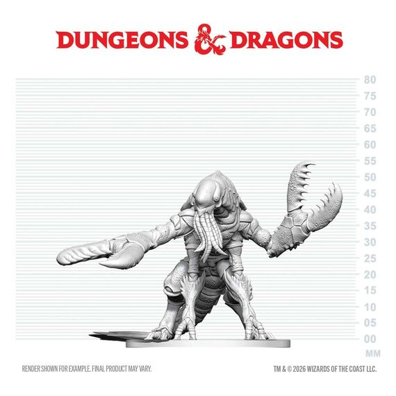 D&D Nolzur's Marvelous Miniatures Mini Figure Chuul 6 cm