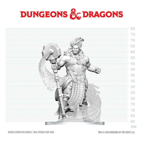 D&D Nolzur's Marvelous Miniatures Mini Figure Dao 6 cm