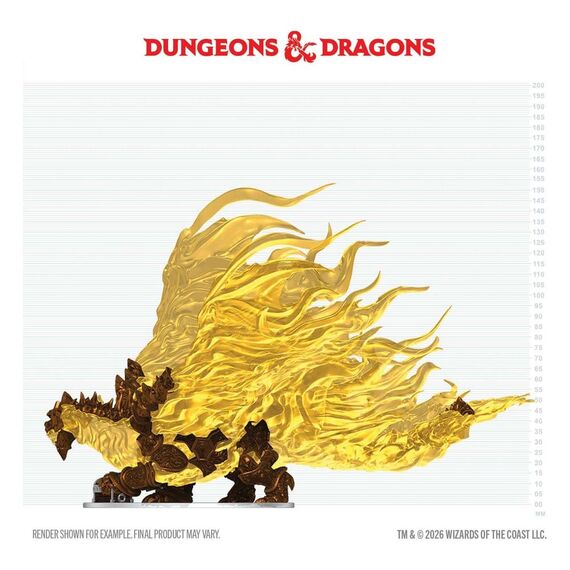 D&D Icons of the Realms Boxed prepainted Miniatures Hollow Dragon 18 cm